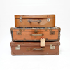 Vintage koffers - middel bruin